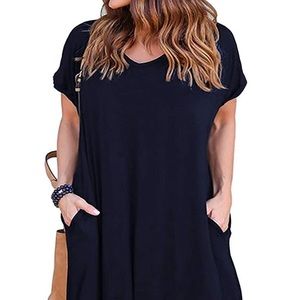 Nemidor Size 26 Navy Blue Maxi Dress